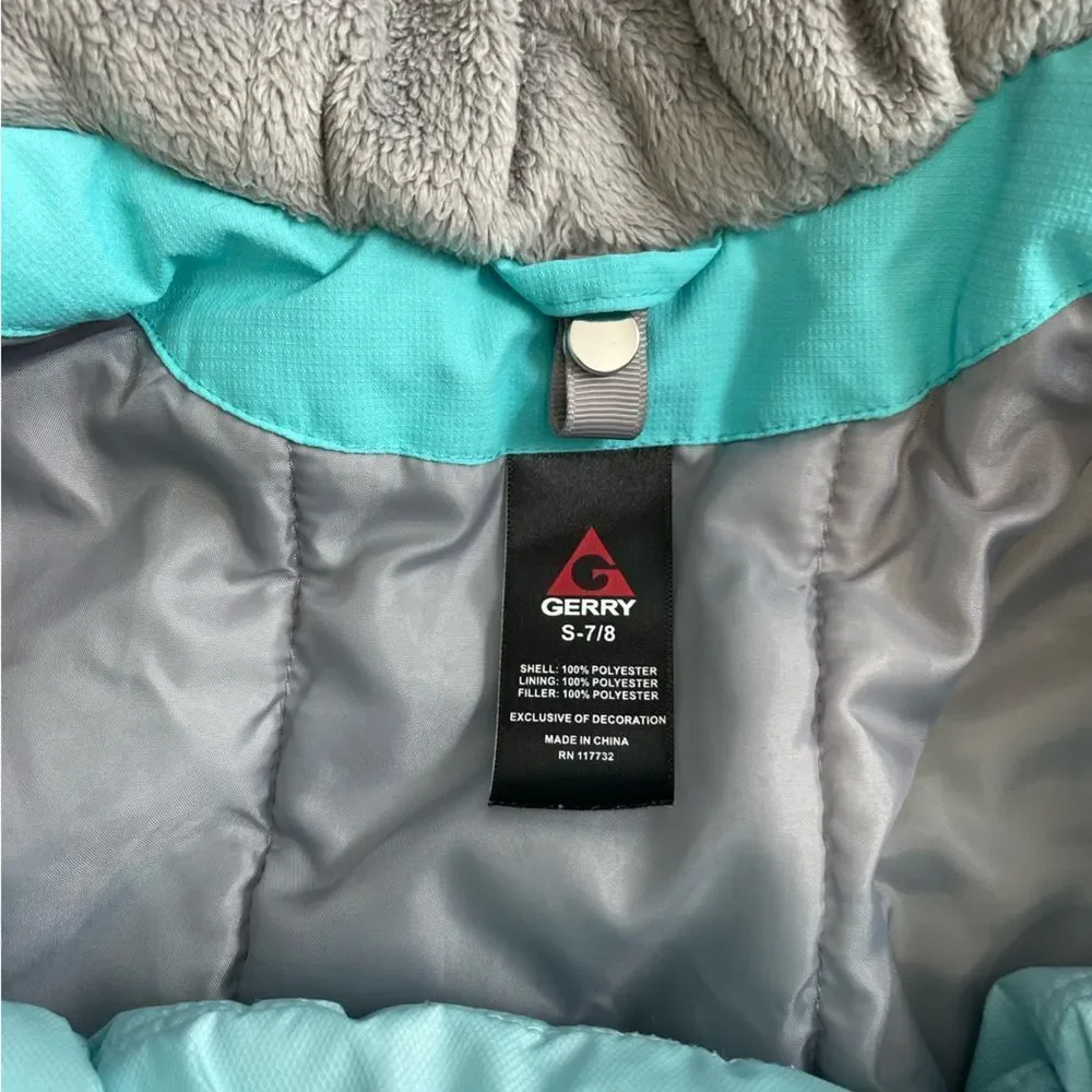 Gerry S 7/8 Kids blue and Gray 3 in 1 Winter Jacket. - Picture 13 of 16